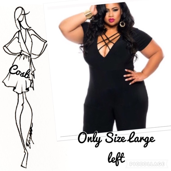 Cosb Pants - 1 Left!!! Black Jumpsuit w/XX in the Front