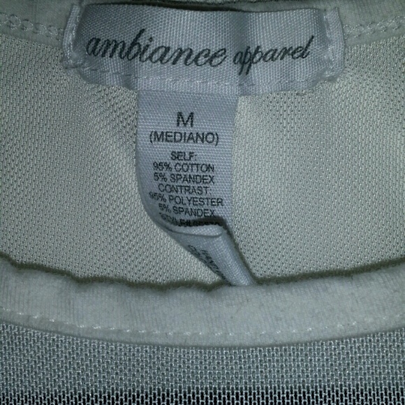 White Mesh Crop Top - Picture 3 of 3