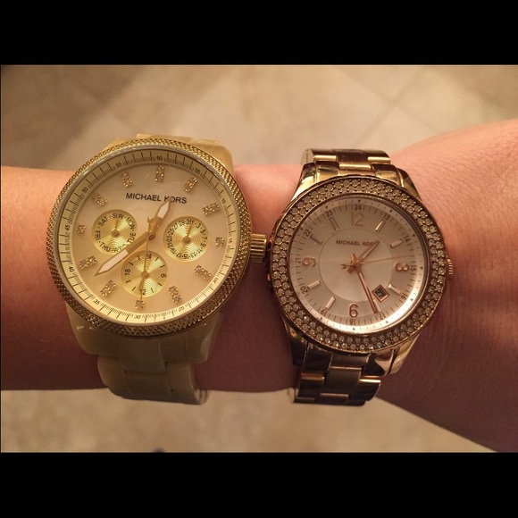 Bone Beige Michael Kors watch