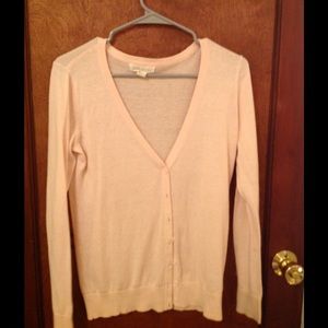 Pink cardigan