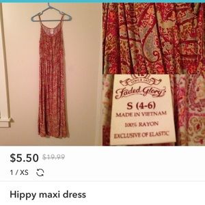 Hippy maxi dress