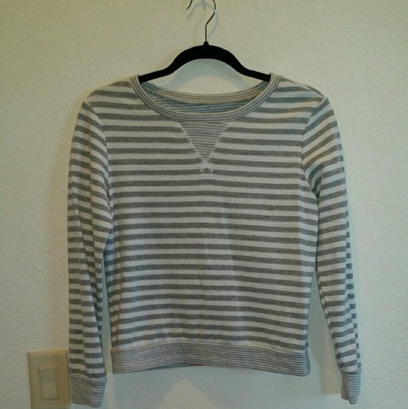 Grey Striped Sweater - Picture 1 of 2