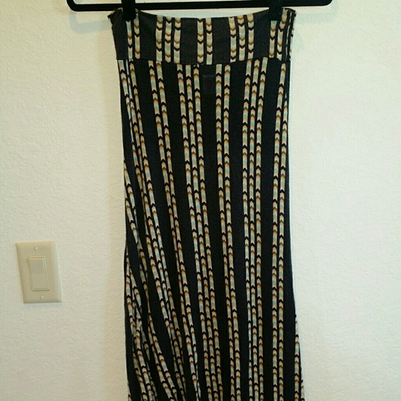 Faded Maxi Skirt - Picture 1 of 2