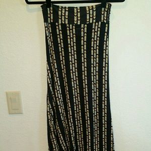 Faded Maxi Skirt