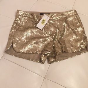 Gold shorts