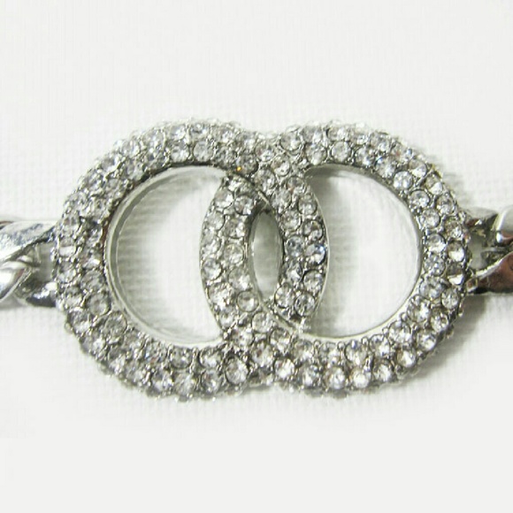 SALE! FINAL!NWT Silver Tone Link Infinity Bracelet - Picture 3 of 4