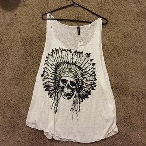 Skull tank top