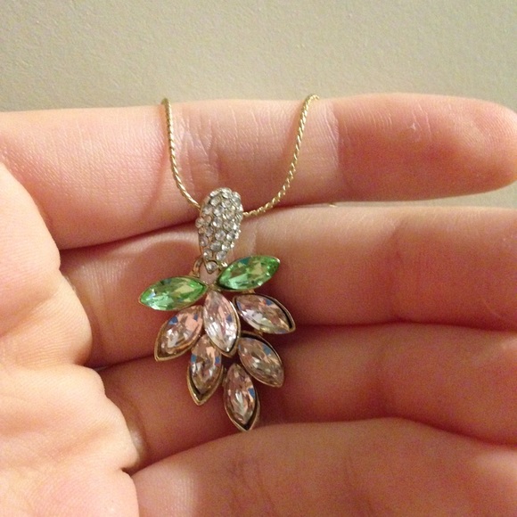 Abstract jewel necklace