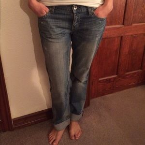Banana Republic boyfriend jeans.