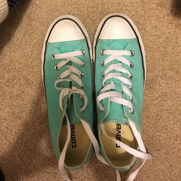 Turquoise converse