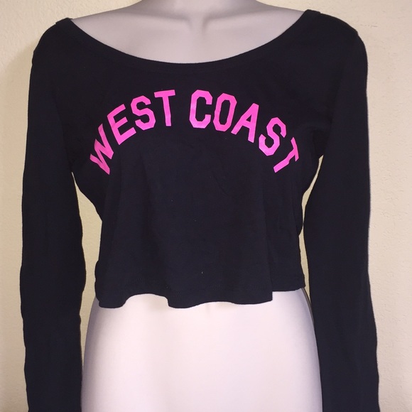 West Coast Crop Top Sz M