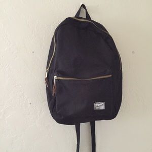 Herschel Backpack with gold hardware