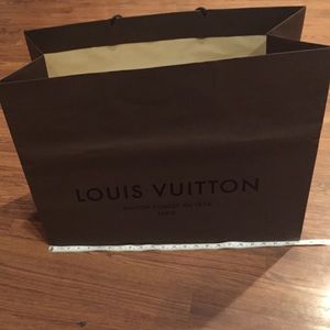 Authentic Louis Vuitton shopping bag
