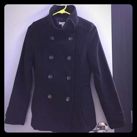 H&M Black Pea Coat