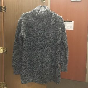 Brandy Melville oversized gray turtleneck sweater