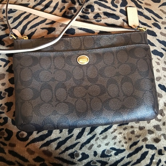 SOLD authentic coach satchel / cross body bag