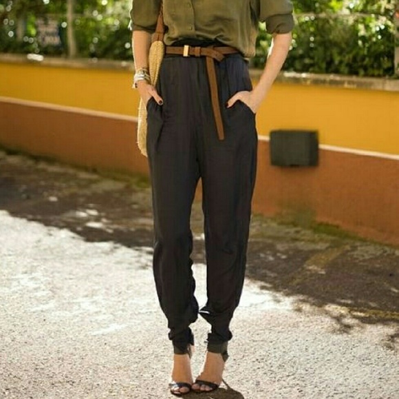 Black dressy jogger
