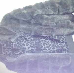 Sean John Faux Fur Bomber Jacket