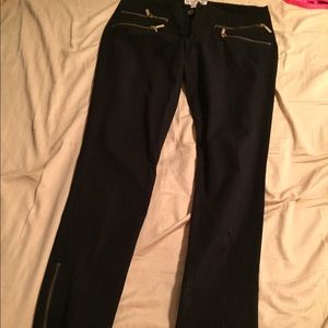 Michael kors boot cut pants with zippers