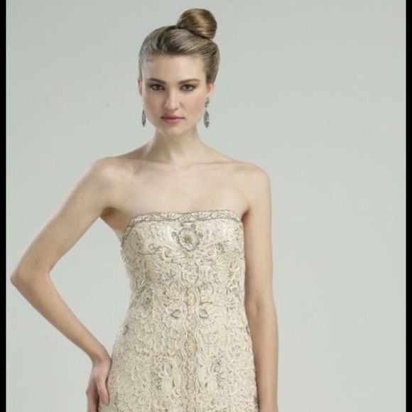 Sue Wong beige Gown
