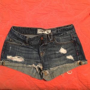 Victoria's Secret PINK Denim Shorts sz 0