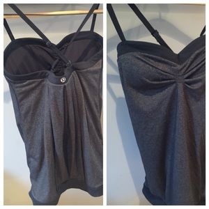 Lululemon adjustable strap tank top.