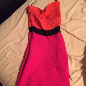 Tight fitting midi dress