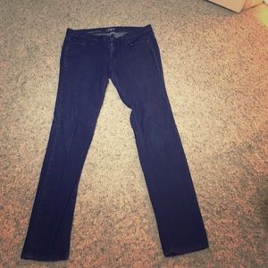 Loft modern skinny dark denim