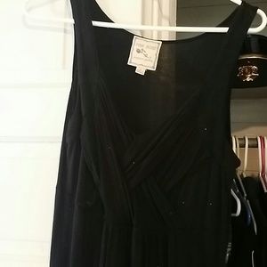 Black maxi dress