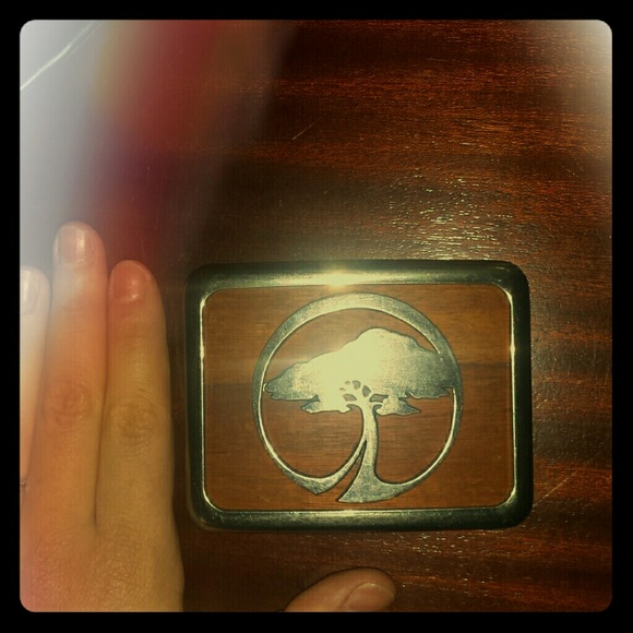 Mossy oak belt buckle