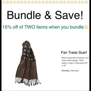 15% off of two items when you bundle