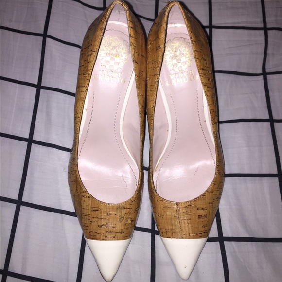 Brown Vince Camuto high heels