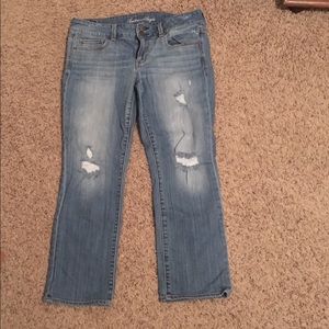 AEO Artist Crop Jean
