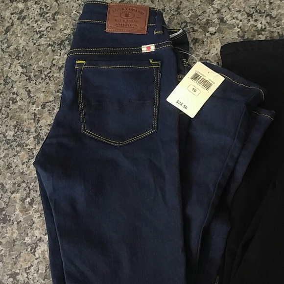 NWT 2 PAIR OF GIRLS SKINNY JEANS