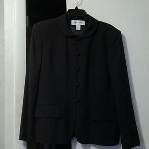 Grey botton down blazer