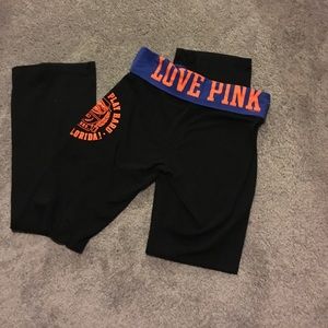 Pink  Florida Gators yoga pants