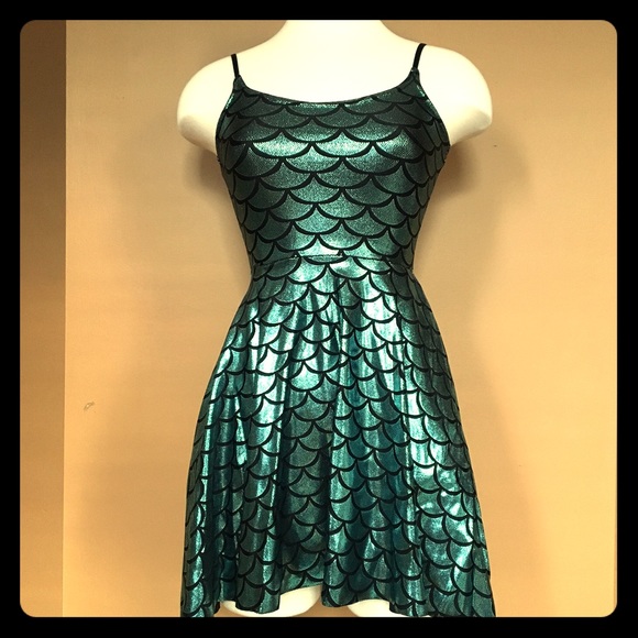 Blackmilk Dresses & Skirts - Black Milk Mermaid Straps Skater Dress 🐬