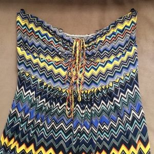 BCBGMAXAZRIA Strapless Maxi Dress - Size L!