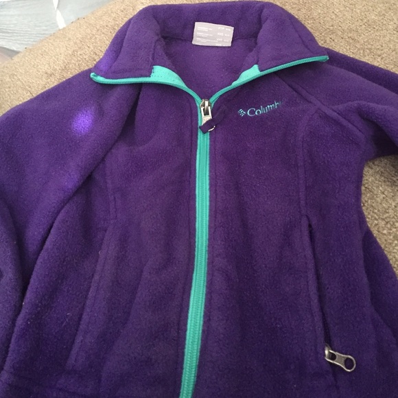 Toddler Columbia jacket size XXS 4/5 purple & blue