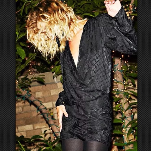 ***SOLD*** Balmain x H&M silk printed dress