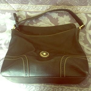Black Leather Dooney & Bourke