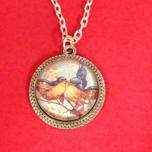Handmade Vintage Pendant necklace.