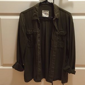 Zara khaki (military shirt)