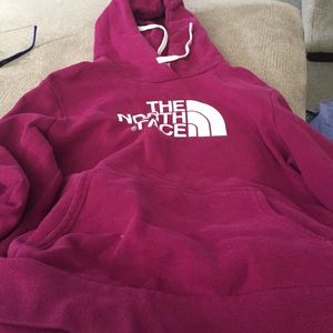 Women's med north face hoodie