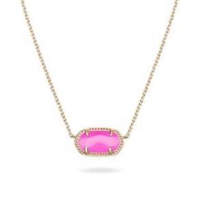 Pink Kendra Scott pendant necklace