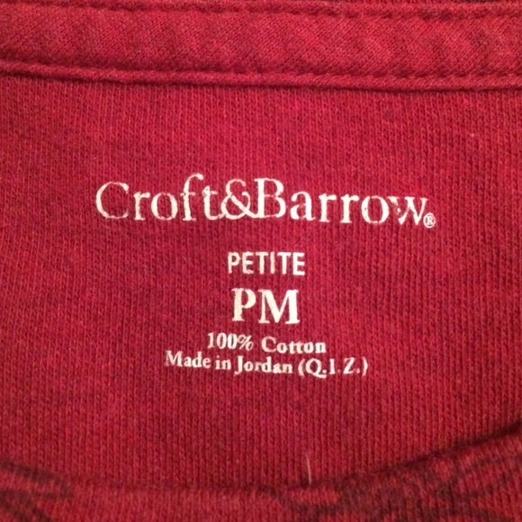 Croft & Barrow Long Sleeves Floral Print Shirt - Picture 4 of 4