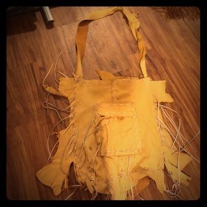 Dear skin leather purse.