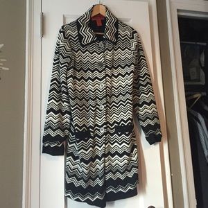 Missoni for Target Black and White Sweater-Coat