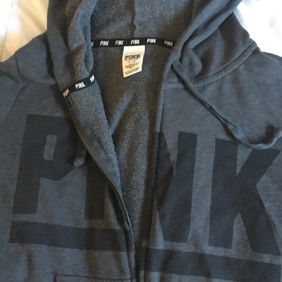 Gray VS Pink Zip Up Hoodie