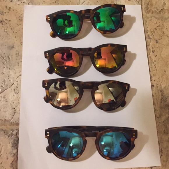 Illesteva inspired BLUE LENSES